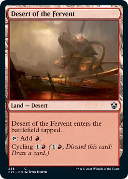 Desert of the Fervent, Commander 2021 286