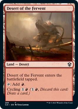 Desert of the Fervent, Commander 2021 286