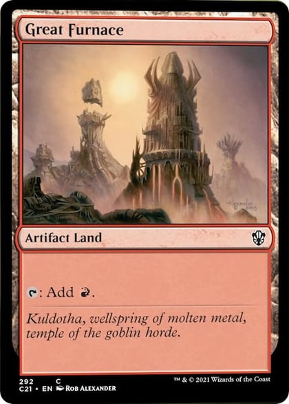 Great Furnace, Commander 2021 292
