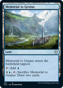 Memorial to Genius, Commander 2021 301