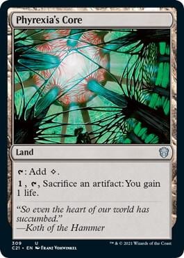 Phyrexia's Core, Commander 2021 309