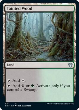 Tainted Wood, Commander 2021 321