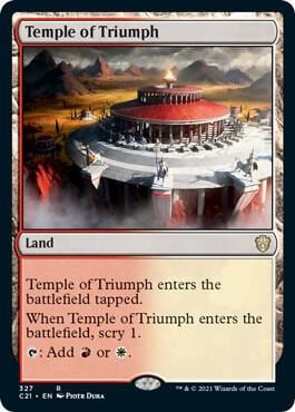 Temple of Triumph, Commander 2021 327