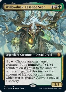 Willowdusk, Essence Seer (Extended Art), Commander 2021 333