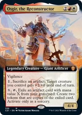Osgir, the Reconstructor (Extended Art), Commander 2021 335