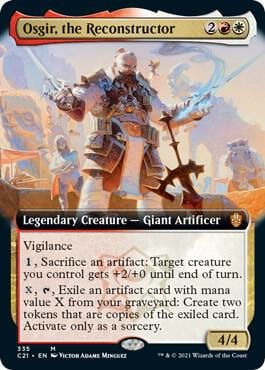 Osgir, the Reconstructor (Extended Art), Commander 2021 335