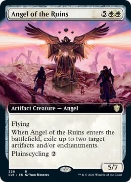 Angel of the Ruins (Extended Art), Commander 2021 338