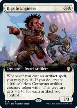 Digsite Engineer (Extended Art), Commander 2021 342
