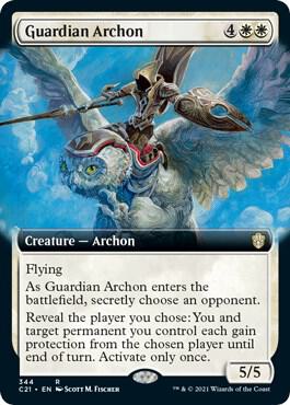 Guardian Archon (Extended Art), Commander 2021 344