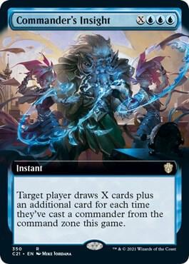 Commander's Insight (Extended Art), Commander 2021 350