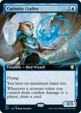 Curiosity Crafter (Extended Art), Commander 2021 351
