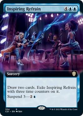 Inspiring Refrain (Extended Art), Commander 2021 354