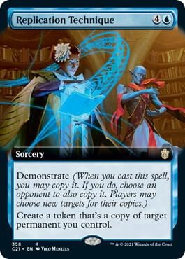 Replication Technique (Extended Art), Commander 2021 358