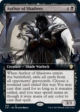 Author of Shadows (Extended Art), Commander 2021 362