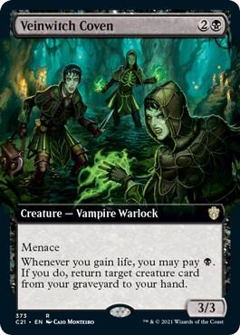 Veinwitch Coven (Extended Art), Commander 2021 373