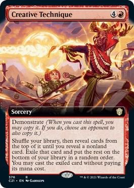 Creative Technique (Extended Art), Commander 2021 376