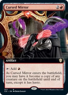 Cursed Mirror (Extended Art), Commander 2021 377