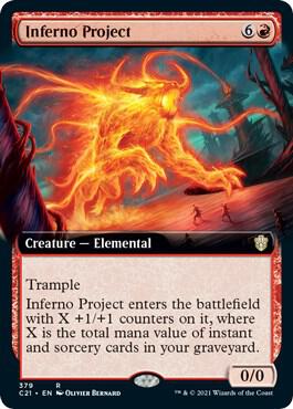Inferno Project (Extended Art), Commander 2021 379