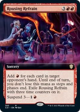 Rousing Refrain (Extended Art), Commander 2021 383