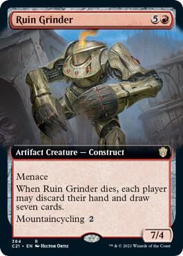 Ruin Grinder (Extended Art), Commander 2021 384