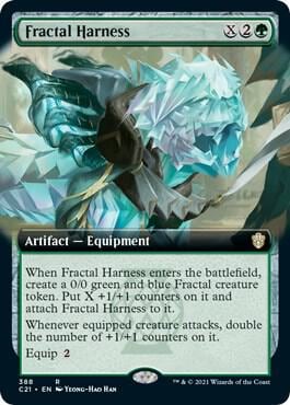 Fractal Harness (Extended Art), Commander 2021 388