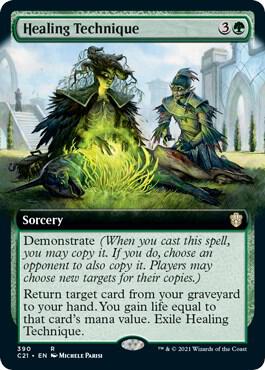 Healing Technique (Extended Art), Commander 2021 390