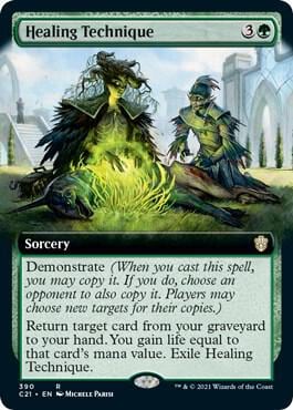Healing Technique (Extended Art), Commander 2021 390