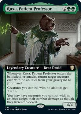 Ruxa, Patient Professor (Extended Art), Commander 2021 393