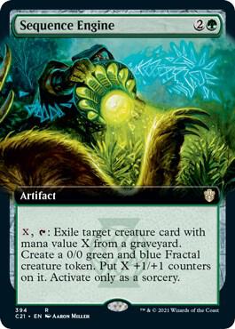 Sequence Engine (Extended Art), Commander 2021 394
