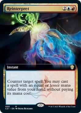 Reinterpret (Extended Art), Commander 2021 400