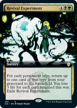 Revival Experiment (Extended Art), Commander 2021 401