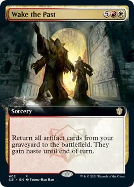 Wake the Past (Extended Art), Commander 2021 402