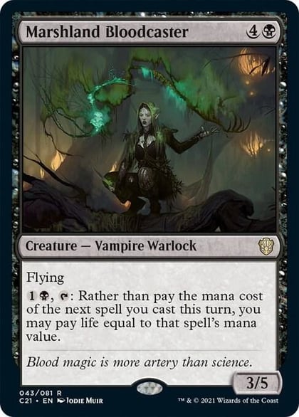 Marshland Bloodcaster, Commander 2021 43