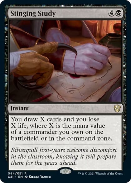 Stinging Study, Commander 2021 44