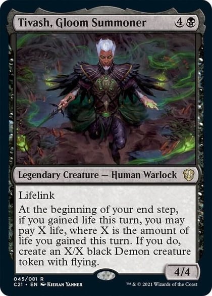 Tivash, Gloom Summoner, Commander 2021 45