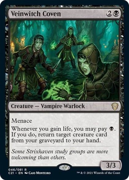 Veinwitch Coven, Commander 2021 46