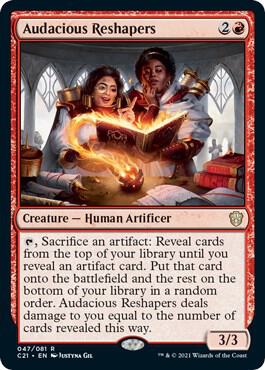 Audacious Reshapers, Commander 2021 47