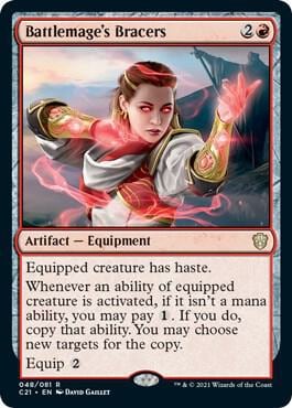 Battlemage's Bracers, Commander 2021 48