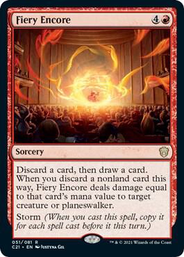 Fiery Encore, Commander 2021 51