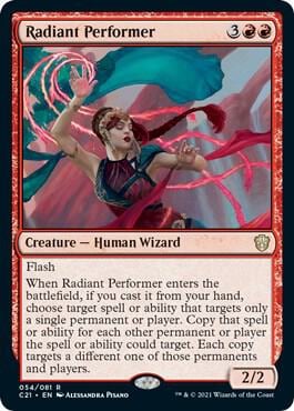 Radiant Performer, Commander 2021 54