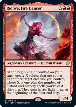 Rionya, Fire Dancer, Commander 2021 55