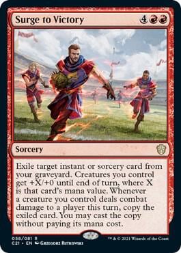 Surge to Victory, Commander 2021 58