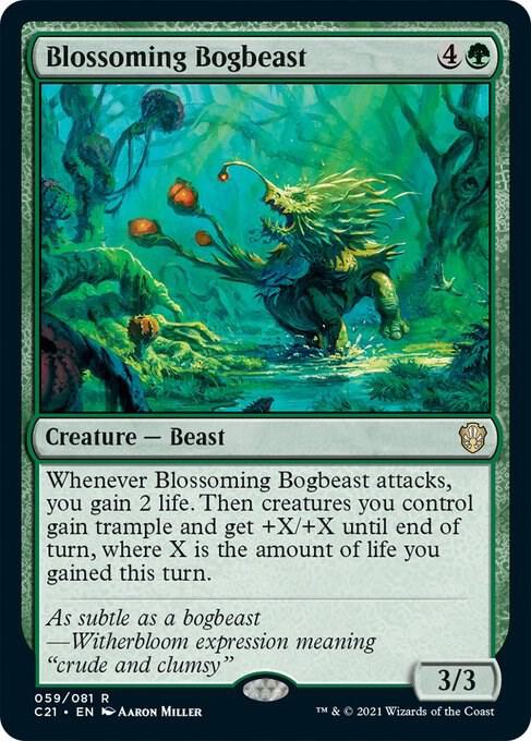 Blossoming Bogbeast, Commander 2021 59