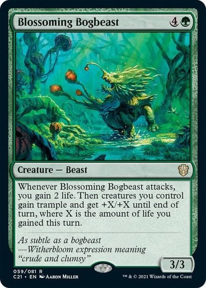 Blossoming Bogbeast, Commander 2021 59