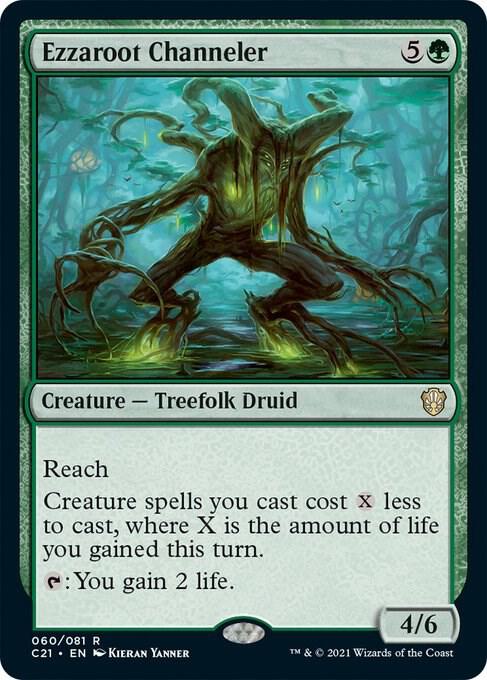 Ezzaroot Channeler, Commander 2021 60