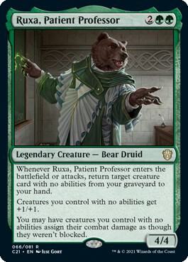 Ruxa, Patient Professor, Commander 2021 66