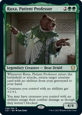 Ruxa, Patient Professor, Commander 2021 66