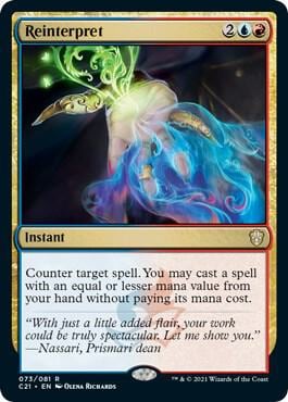 Reinterpret, Commander 2021 73