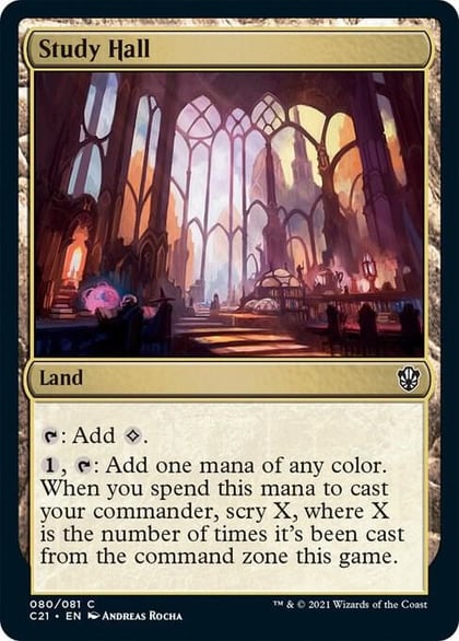 Study Hall, Commander 2021 80