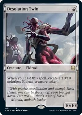 Desolation Twin, Commander 2021 82